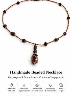 NWOT, artisan necklace, 16 inches